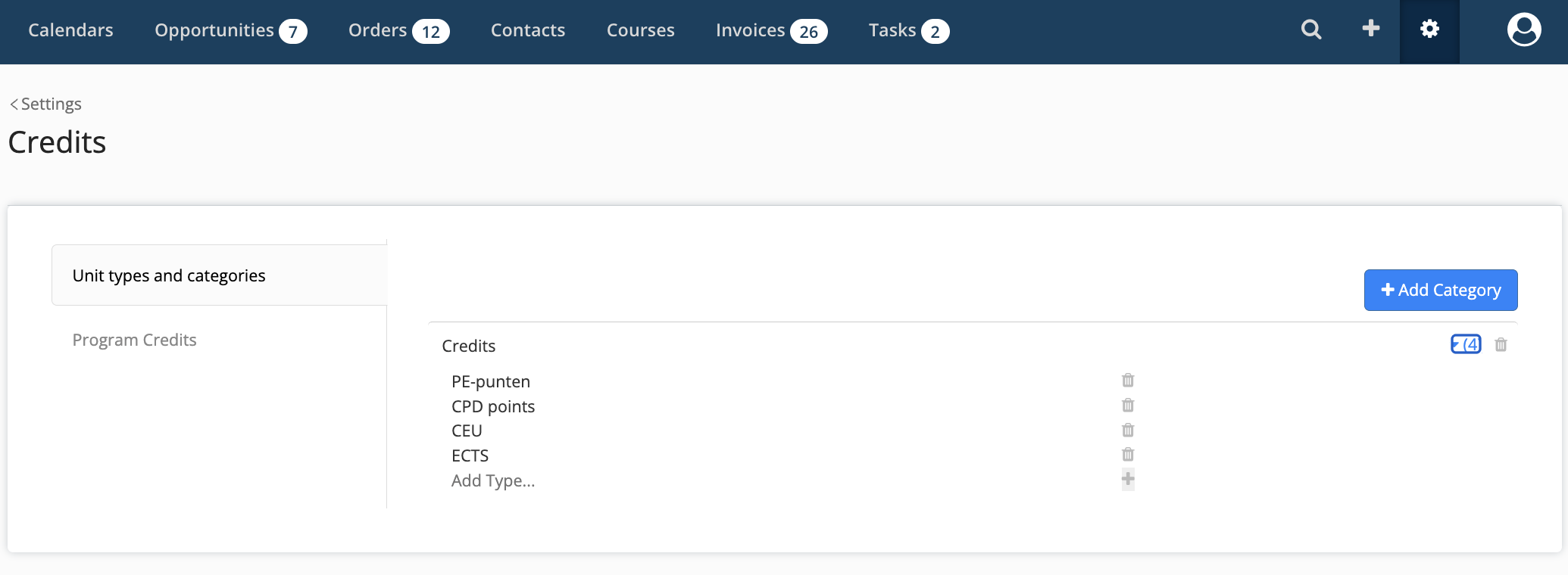Screenshot 2026-07-29 at 16.50.48.png Credits in Settings in Eduframe