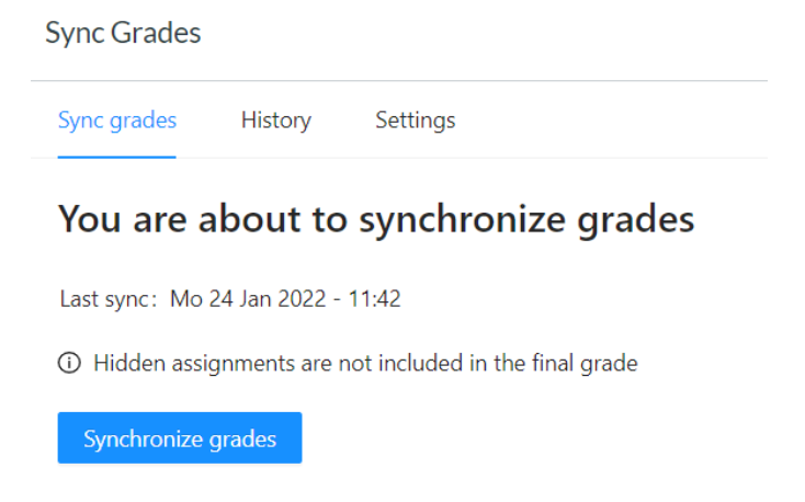 how to sync grades from canvas to eduframe