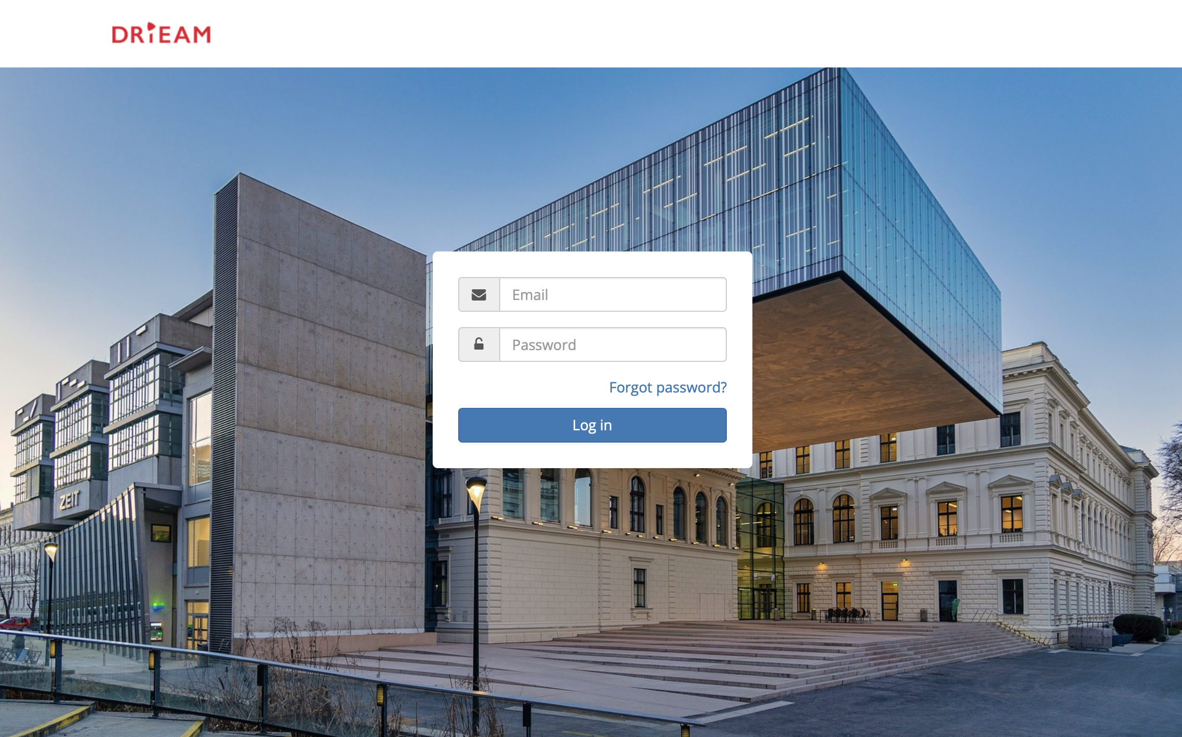 Eduframe login screen after updating brand identity / design