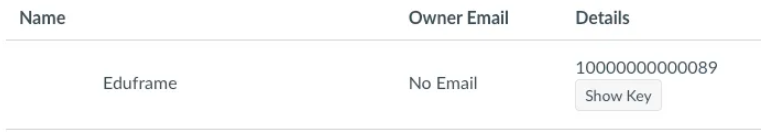 example of developer key in Canvas