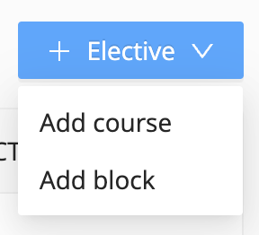 add elective to a personal program in Eduframe