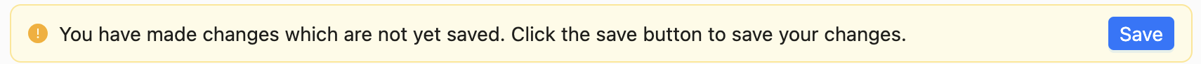 save changes.png Save made changes in the notification bar at the top.