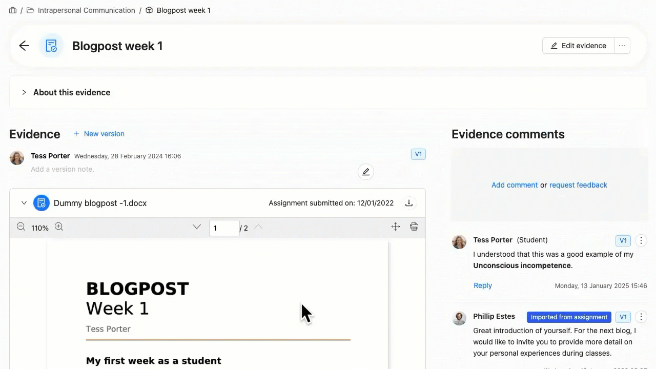 request feedback validation.gif Feedback validation process
