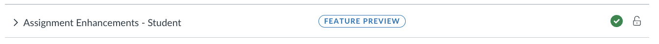 Feature option: assignment enhancements