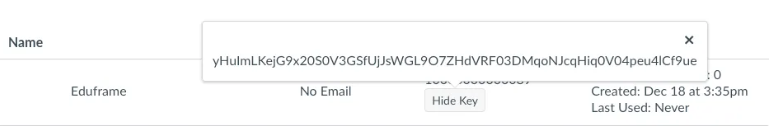 oauth2 client secret in Canvas