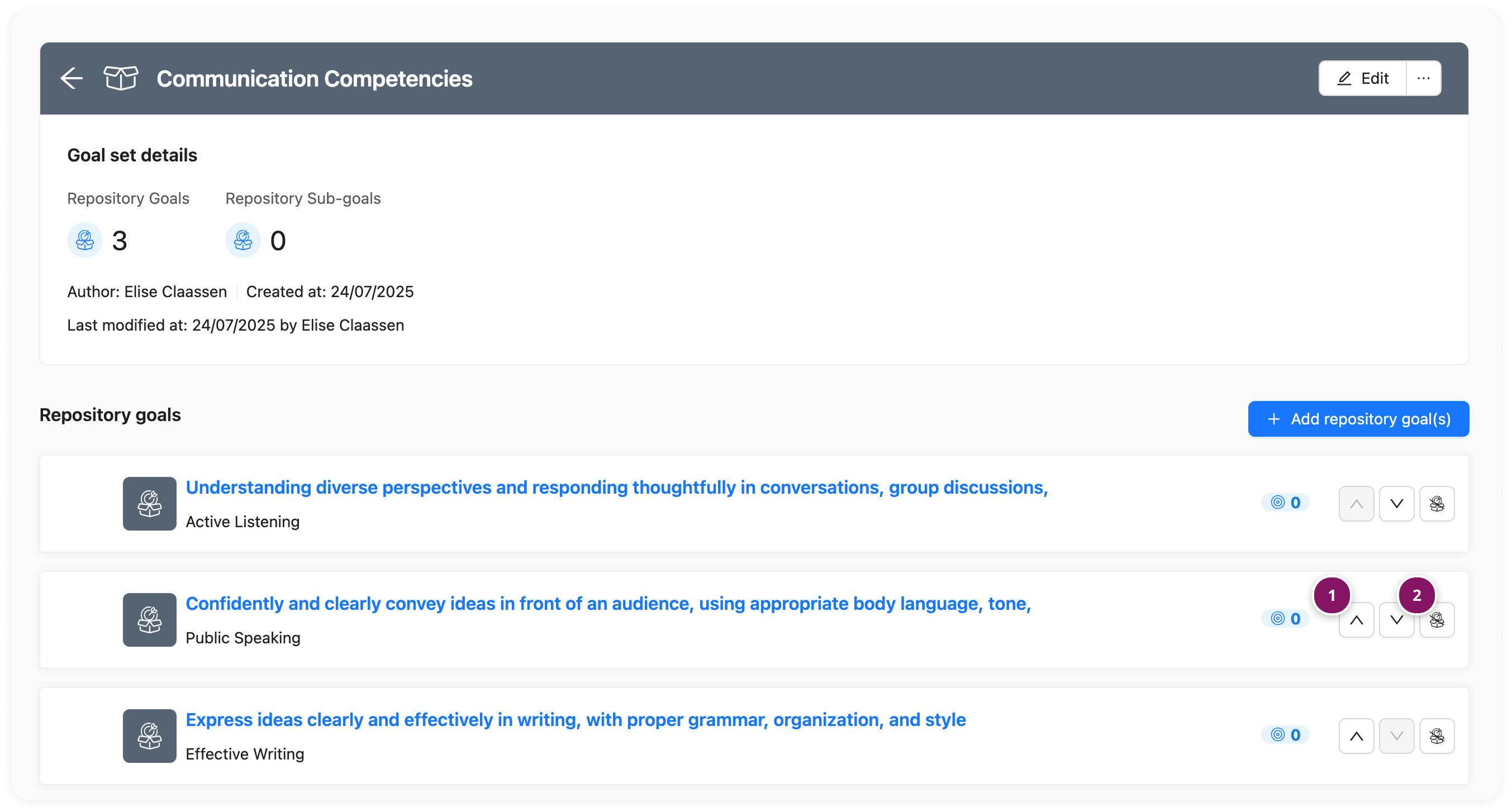 Image 5.png Actions for Goals in a Goal Set